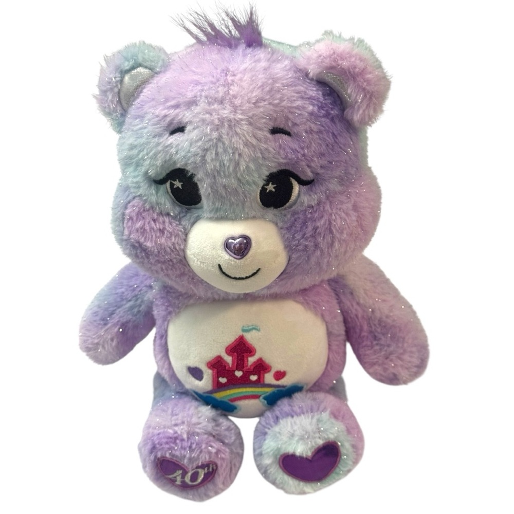 Care Bears 14" Plush 40th Anniversary Care-a-Lot Bear Limited Edition Stuffie